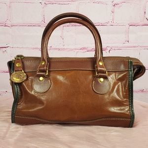 Vintage Brahmin Brown Leather Bag